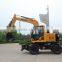 HTL106 9.5ton Wheel Excavator With 0.34m3 Bucket