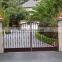 aluminum/ Luxury wrought iron garden door outdoor/courtyard gate iron craft main gate double security gates