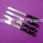 3CR13+PP handle black stainless steel bread knife kitchen tools knifives