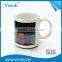 Magic Sublimation Temperature Sensitive High Quality porcelain Custom Color Changing Mug