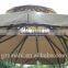 Double layer outdoor Iron frame solid wood gazebo