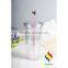 Clear PS/AS cup with logo plastic tumbler 16oz