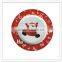 Fiestaware family use tableware snowman print red round santa claus christmas dishes sets