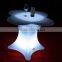 illuminated rotational Infrared Remote control led lumious chairs and table