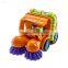 Push and Go Friction Powered Car Toys for Boys - Street Sweeper Truck, Cement Mixer Truck, Harvester Toy Truck