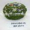 green moss and sisal pot garden plant decorations