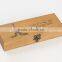 Fancy wooden sliding lid box with silk printing logo for pen