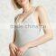 knit romper Plain Contrast Piped Cami V Neck Bodysuit swimsuit one piece