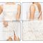 Latest net applique back split dress patterns designs for girls