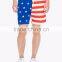 High quality US Flag California Fleece Gym Short Sport Short for unisex