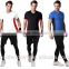 clothing manufacturer nylon spandex fitness knitted compression custom wholesale comfort colors plain t-shirts