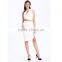 2017 New  eyelet with golding line accessory fashion sexy ladies dress