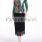 Chinese ink and wash panting double buttons for women folding dress