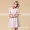 100% cotton loose fashion designer korean fashion A line lace evening dress