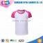 Wholesale Custom Kids Children Crop Match Colors O-neck T-shirt