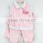 10TB1-7 Pink Color100% Cotton Winter Baby Knitted Clothing Set Baby10Pcs Set With Hanger Package