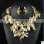 F20011N charm leaves necklace with earring/women necklace jewelry