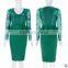 F20037A lady patchwork dress design top fashion sexy women lace dress