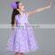 Children Elegant Party Dress Fancy Girls flower dress kids clothingl619