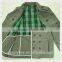 Long Mens Winter Poncho Inner Checked Side Wool Overcoat