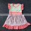 Kids frocks neck designs wholesale children's boutique clothing for girls dress