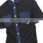 2015 Latest Design Model Brand 100% Cotton Double Chest Pocket Men Casual Short Shirt
