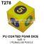 5inch PU Coated Foam Number Dice