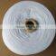 raw material polyester spun yarn