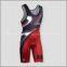 The brand professional digital print tight-fitting men's sportswear Competition clothing wrestling clothing