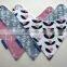 Fashionable printed baby bibs,with custom design,bandana bibs,