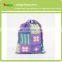 set of Polyester drawstring storage bags