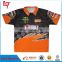 Mens motorcycle race wear sublimation motor racing T-shirt motocross jersey