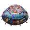 Wholesale Sari Patchwork Round Shape Floor Cushions Handmade Floor Pillows