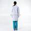 Unisex White Polyester Cotton Lab Coat