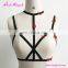 Wholesale Fashion Women Black Elastic Harness Sexy Bralette Bra