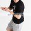 Grey color regular cotton men sports shorts