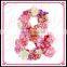 Aidocrystal Latest product simulation flower letter & for wedding bridal bridegroom name combination decorative