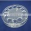 Customized Acrylic wine glass holder plate with round hole for KTV