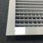 Hvac ceiling supply air register adjustable air double deflection grille