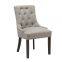 Linen Solid Wood Dining Chair HL-7023