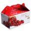 China Custom Foldable B Flute Corrugated Paper Boxes for Fruits Packaging