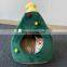 New Dog cat Cartoon Christmas tree hole bed pet Cat house Bed Soft Padded pet gift