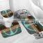i@home 4 piece washable custom anchor bathroom fashion shower curtain 3d sets print