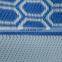 Eco-friendly large pp plastic floor mat patio rug