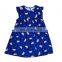 2018 adorable silent night dress fashion style girls frock design dress