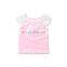 Baby Girl pink outfits Girls lace tops + floral short pants 2pcs Set Summer suit for 0-2years