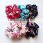 Floral Flamingo Solid Houndstooth Design Women Hair accesory Hair Tie Scrunchies Ponytail Hair Holder Rope