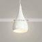 Modern Industrial Pendant Light  Ceiling Lighting E27 Base Fixture 1-Light, AC 100-240V  Metal Baking Finish 6 Colors