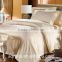 high quality 5 star hotel feeling cream jacquard bedding set bedding linen home textile
