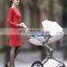 EN1888 2 in 1 luxury high view travel baby buggy with carrycot